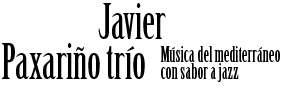 Javier Paxariño trío LOGO